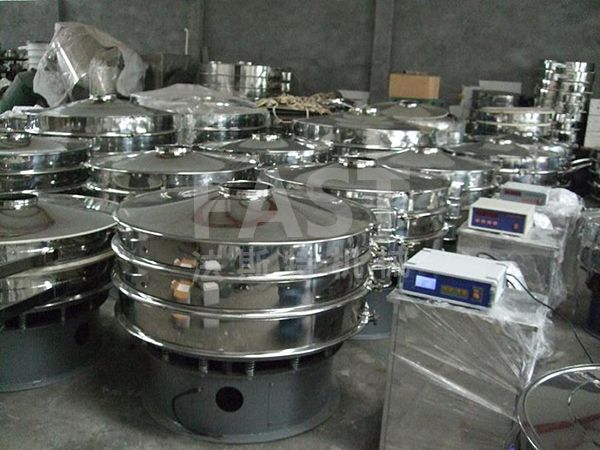 超声波振动筛现场图